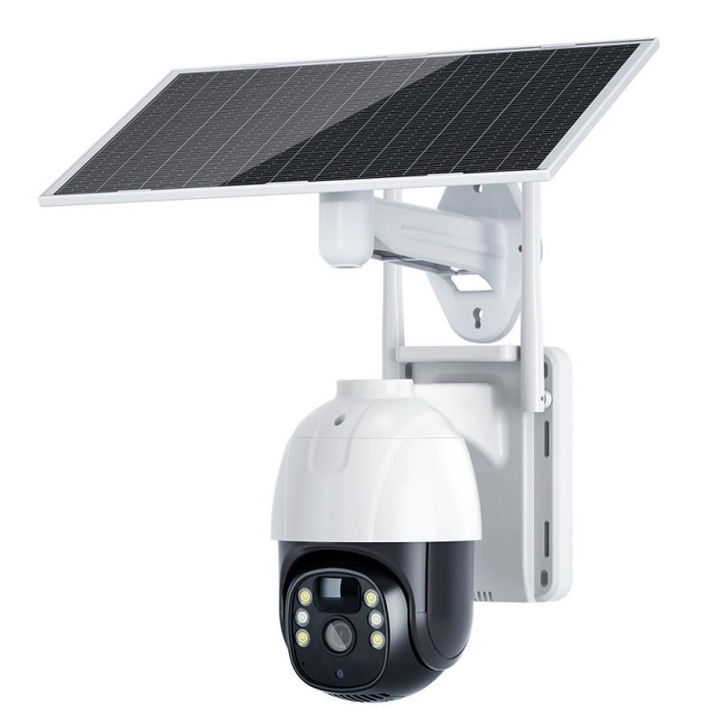 360° Solar-Powered Wireless Outdoor Security Camera for Orchards