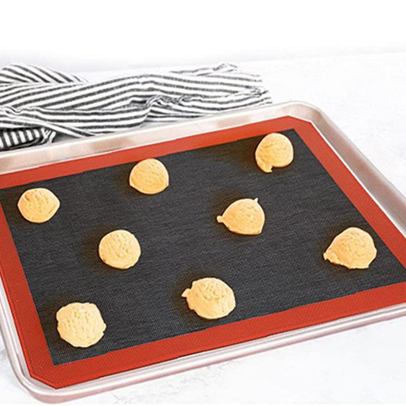 Silicone Baking Mat Food Grade Silicone Grill Heat Resistant Oven Baking Silicone Mat Baking Tray Baking Net Baking Kitchen Tool