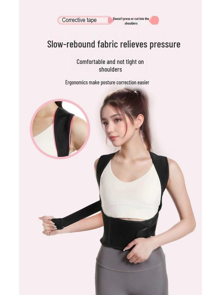 Posture Corrector Strap for Adults & Students – Unisex, Invisible Back Support.
