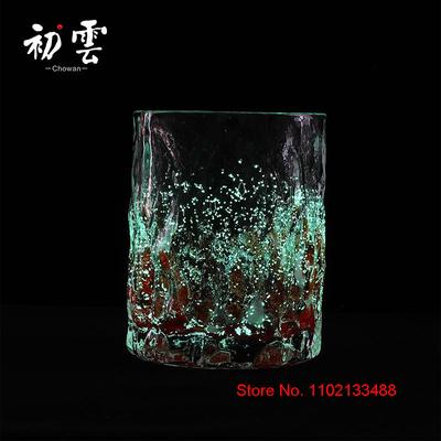 Bicchieri da whisky luminosi rosa da 245 ml Sakura Snow Concetto artistico Cristallo Vino Regalo Tumbler Tazza da whisky luminosa Per donne Boccale da birra