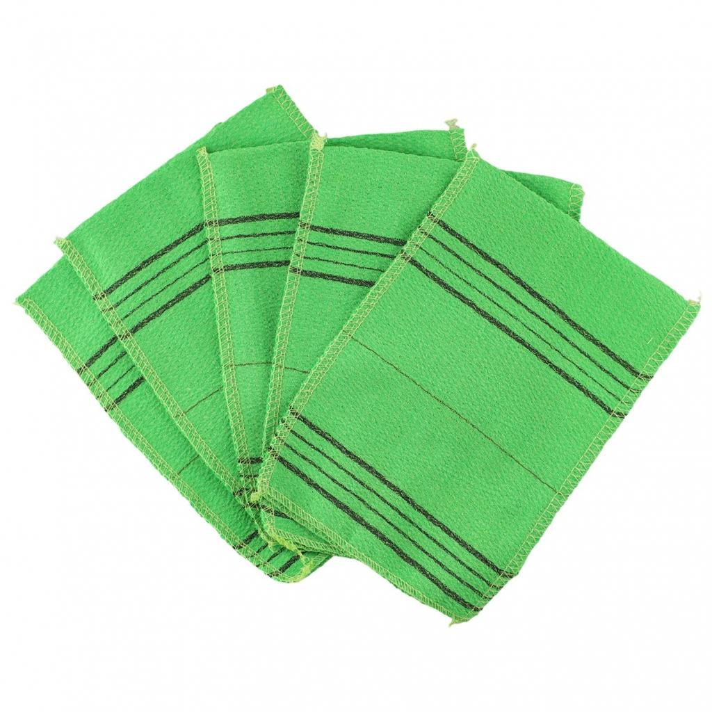 14*18.5cm Towel 5Pcs Asian Body Scrub Exfoliating Korean