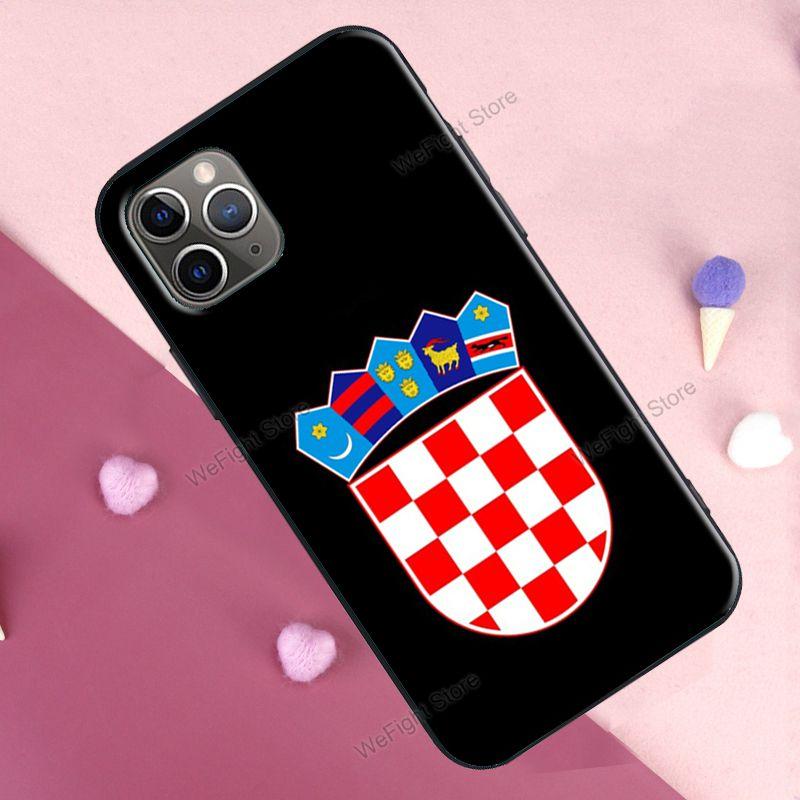 Croatia Flag Coat of Arms Case For iPhone 12 13 Pro Max Mini 7 8 Plus SE 2020 Cover For iPhone 11 Pro Max XS XR X