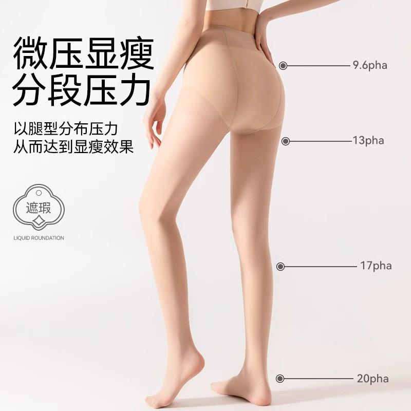 Ultra Thin Sheer Pantyhose Women 0D Nylon Tights With Anti-Run Feature Plus Size Regular Fit Natural Skin Black Taupe Grey