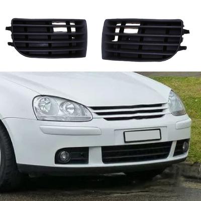 Lower Side Grille Bumper Anti-corrosive L/R Black Durable Front Grill Trim Cover 1K0 853