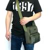 2025 Korean Style Men's Waterproof Oxford Canvas Crossbody Bag - Casual Travel Shoulder Backpack