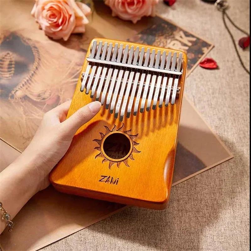 17 Keys Kalimba Thumb Finger Piano With Tuning Hammer Quality Portable Wooden Keyboard Musical Instrument For Music Lovers