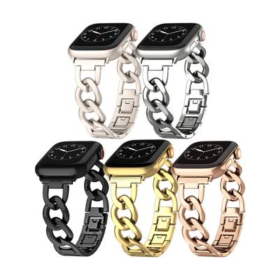 רצועת מתכת דנים ידידותית לסביבה עבור Apple Watch סדרות 1-10, Ultra, SE