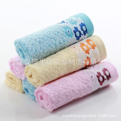 5 Packs of Bamboo Charcoal Bamboo Fiber Small Square Towels, Baby and Children's Small Towels, Soft Beauty Face Towels, Water-absorbing Square Towels