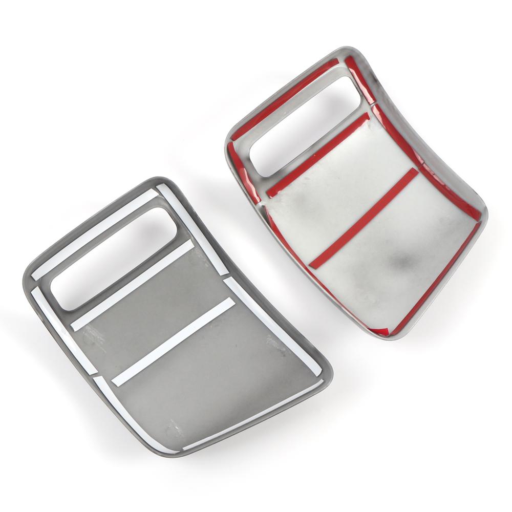 Carbon Fiber ABS Rear Tail Light Cover Trim for Dodge Ram 1500 2019 2020 2021