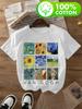 Van Gogh 100% Cotton Women's Retro Art Print T-Shirt Soft Crew Neck Short Sleeve Top Vintage Shirt Harajuku Summer Tee