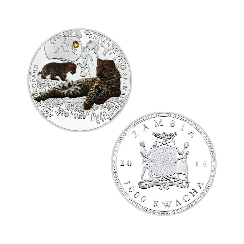 Aanimal coins, rare African animals, tigers, pandas, silver metal commemorative coins, commemorative medals, gifts