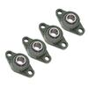 4PCS Pillow Block Bearings UCFL205 Thickened Outer Spherical Metal Bearing Block with Screws