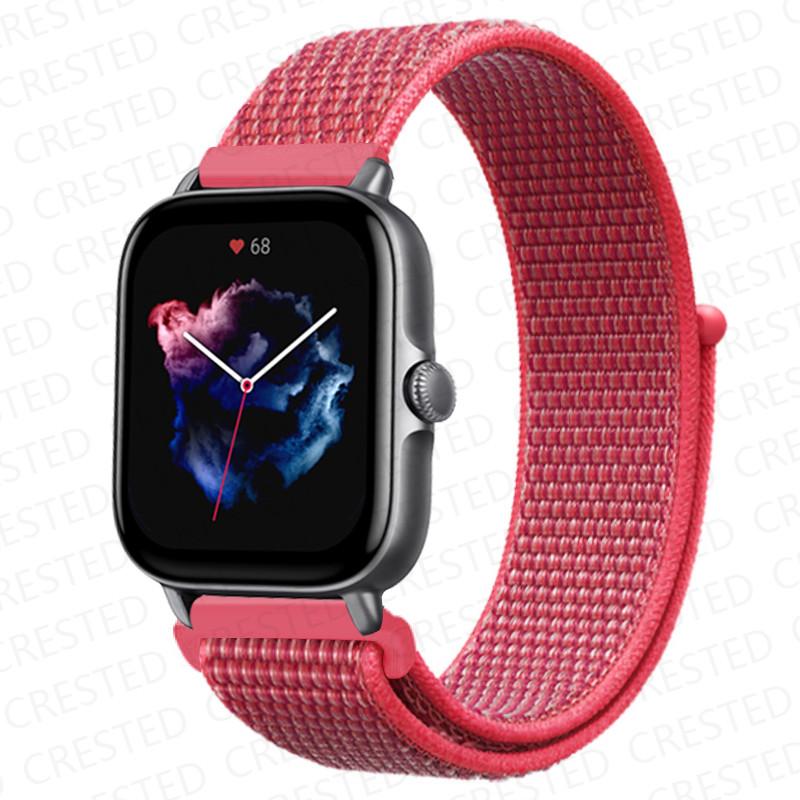 20mm 22mm Watch Band For Amazfit GTS/2/2e/4/3/mini GTR 4/2/3/Pro 47mm stratos 3 Nylon Bracelet pulseira correa Amazfit bip strap