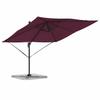 Roma Cantilever Umbrella Red 286 X 284 X 265 Cm Aluminium and Polyester
