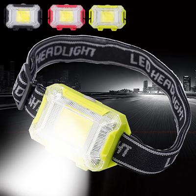 (Grande maison)Mini COB LED phare phare AAA lampe de poche tête torche lumière Camping en plein air