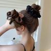 "Cerchietto in Raso di Alta Qualità 2022: Elastico per capelli semplice da donna coreano alla moda per stili eleganti"