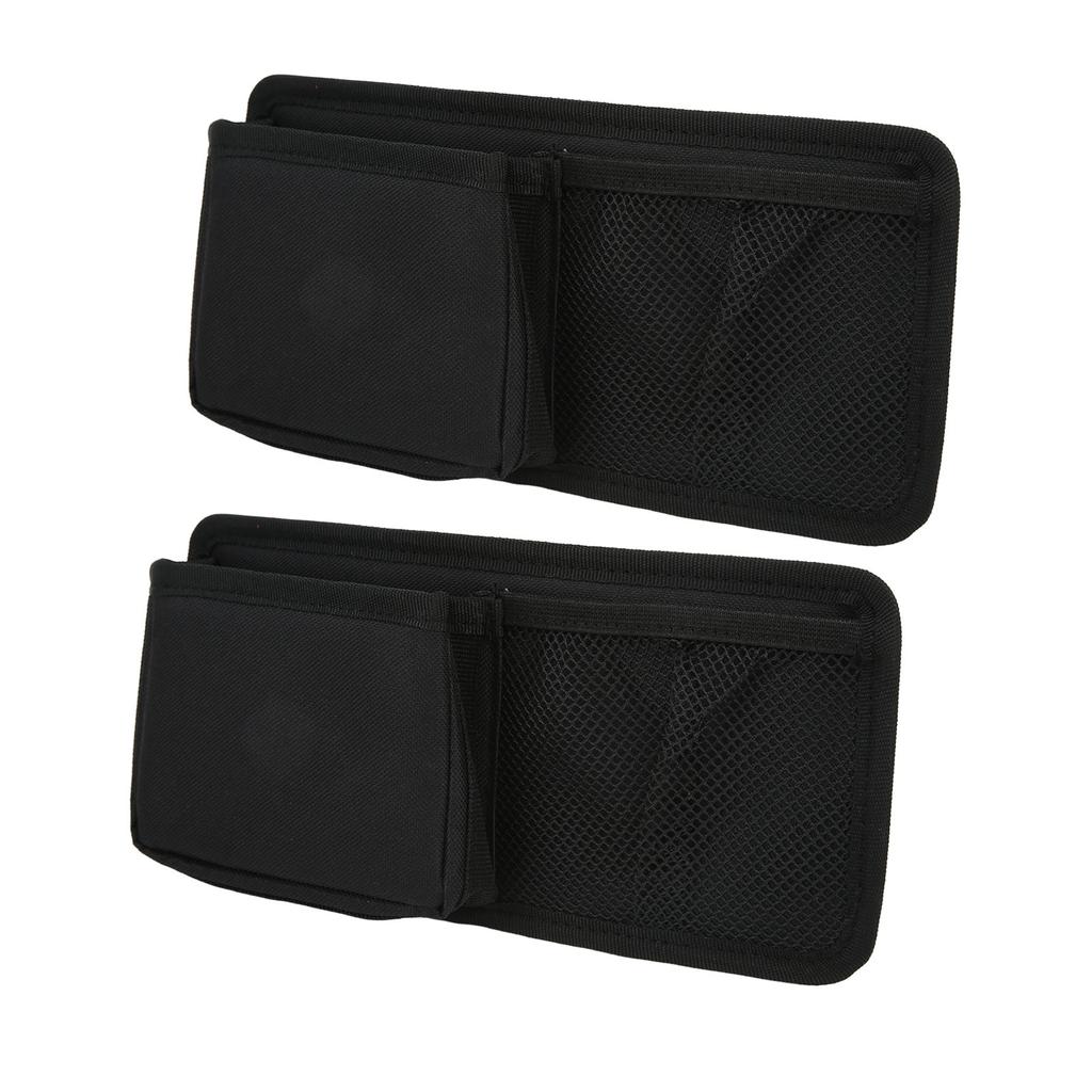 2 st Mittkonsol Sidofack Organizerväska Oxfordtyg Vattentät Bilfickorganisatör för Ford Ranger T6 2011+