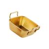 652F Convenient Children's Metal Plates, Stackable Stainless Steel Feeding Tray Perfect for Feeding, Oven Safe