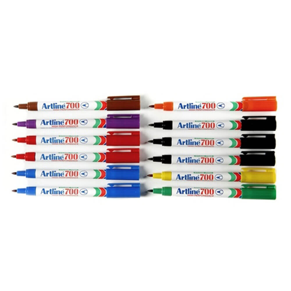 Marcatore Permanente Artline 0,7 mm Assortiti (12 pezzi)