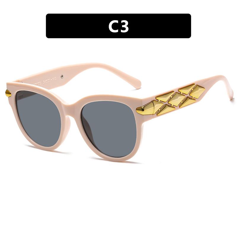 New Trendy Sunglasses Luxury Brand Design Holiday Camping Fashion Large Frame Sun Glasses Men Women Ideal Gift Sunnies