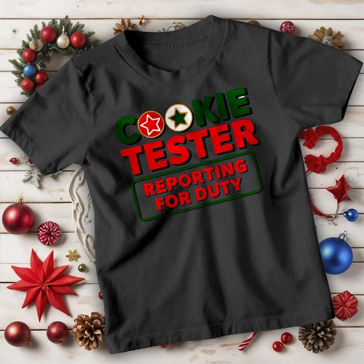Boys and Girls Cookie Christmas T-Shirt Tee for Kids #MC 100