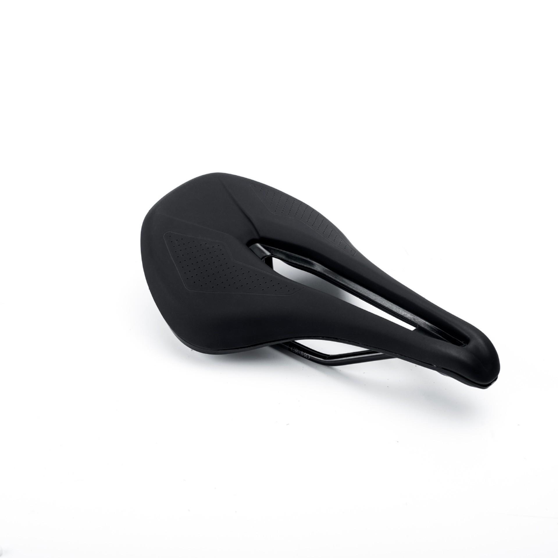 

Black Short Nose Hollow Mountain Bike Saddle Chromoly Steel Hollow Rail