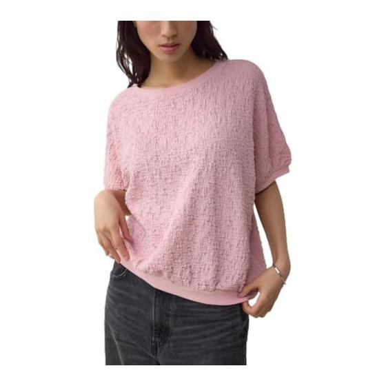 [Azure by Mausie] Cut Jacquard Tops Women s 250ISB80-467E