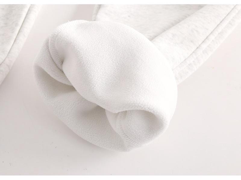 New Women's Fleece-Lined Straight-Leg Sweatpants: Versatile, Slimming, Loose, Casual, Warm Winter Wear.