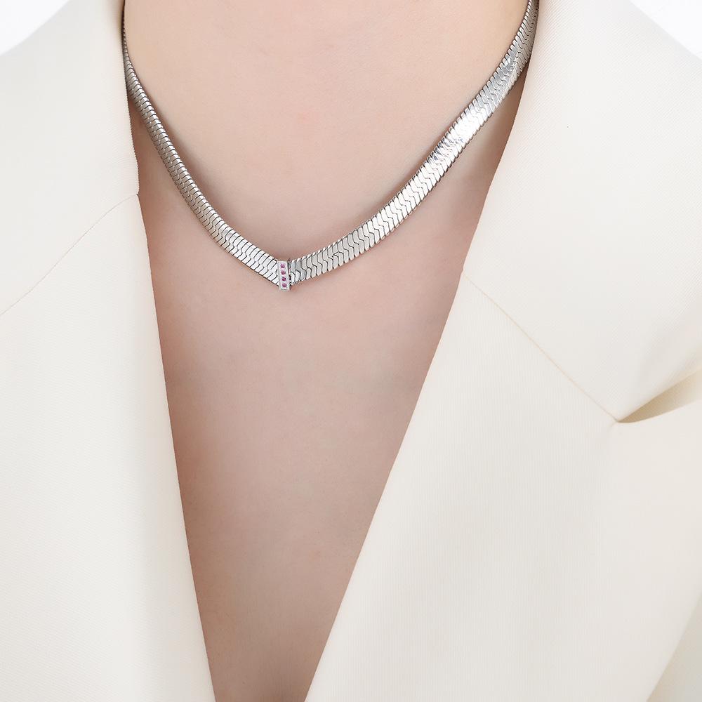 European & American Chunky Chain Spliced Necklace: Versatile Men’s & Women’s Jewelry