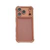 Apple 17 Pro Max Four-Corner Airbag Anti-Drop Instant Case for iPhone 16 with Rhinestone Glitter and Lens Film
