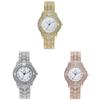 Elegant Ladies Jewelry Watch With Crystal Dial For Casual Wear