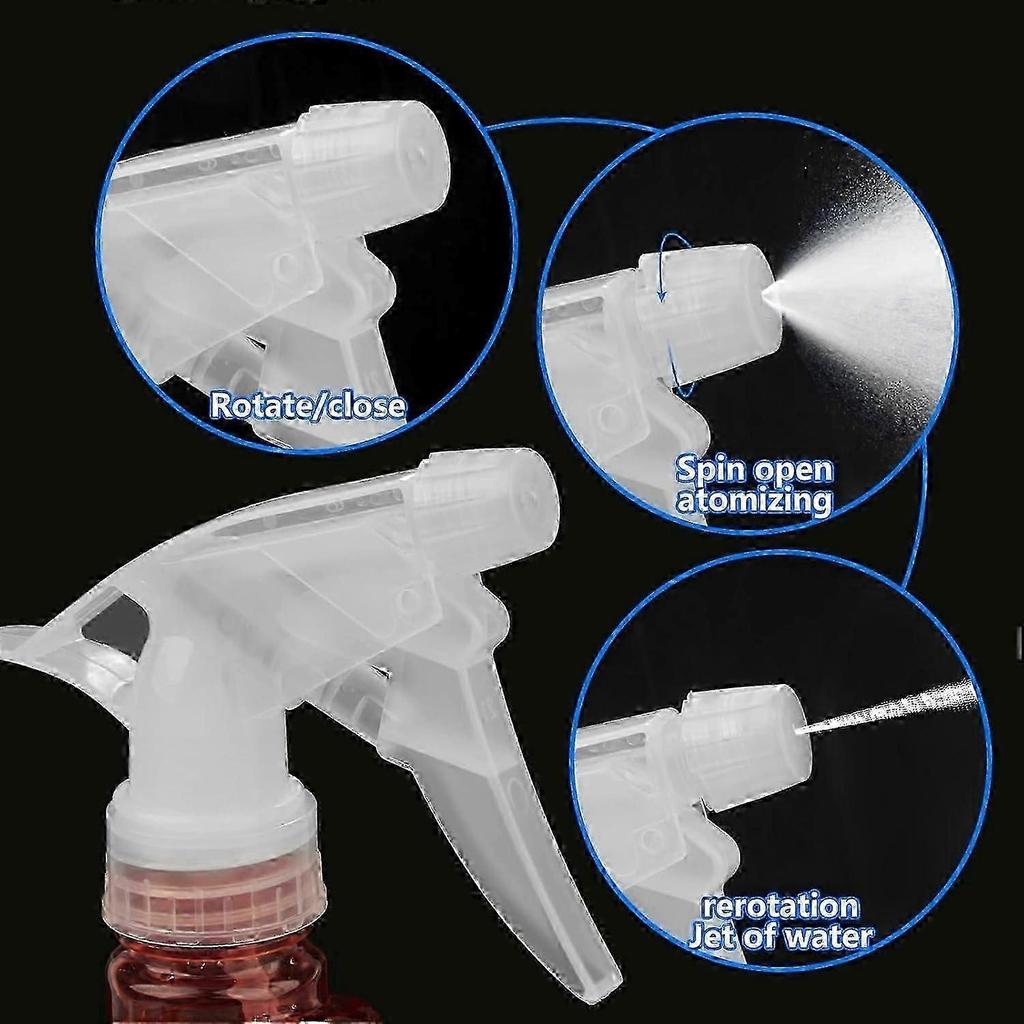 3 Pcs Water Spray Bottle 500ml Plastic Empty Spray Bottles With Fine Mist and