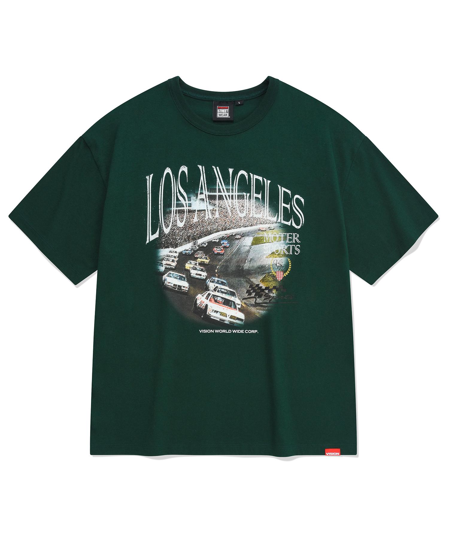 Vision Streetwear Vsw Los Angeles Racing T-Shirts Dark Green S