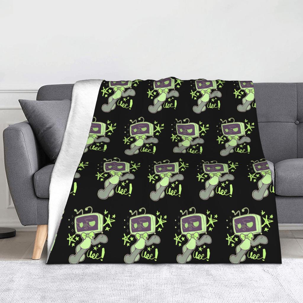 Dandys World Cartoon Fuzzy Blanket Horror Game Awesome Throw Blankets for  Sofa Bedding Lounge 150*125cm Quilt