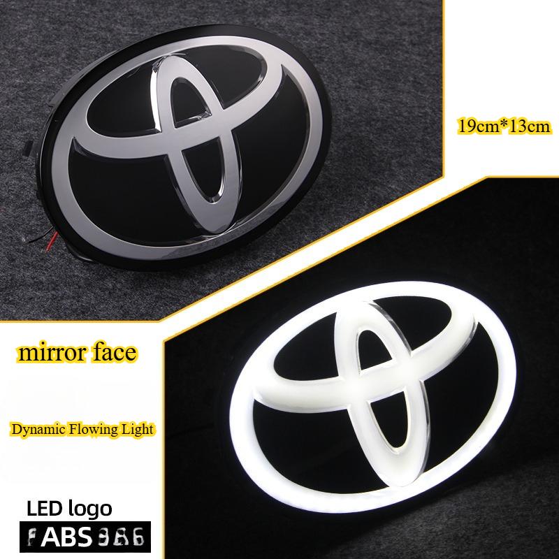 Emblemă Luminoasă Dinamică LED de 190 mm Pentru Toyota Land Cruiser/PRADO Grilă Frontală Capotă Insignă Logo Mașină Accesorii Auto