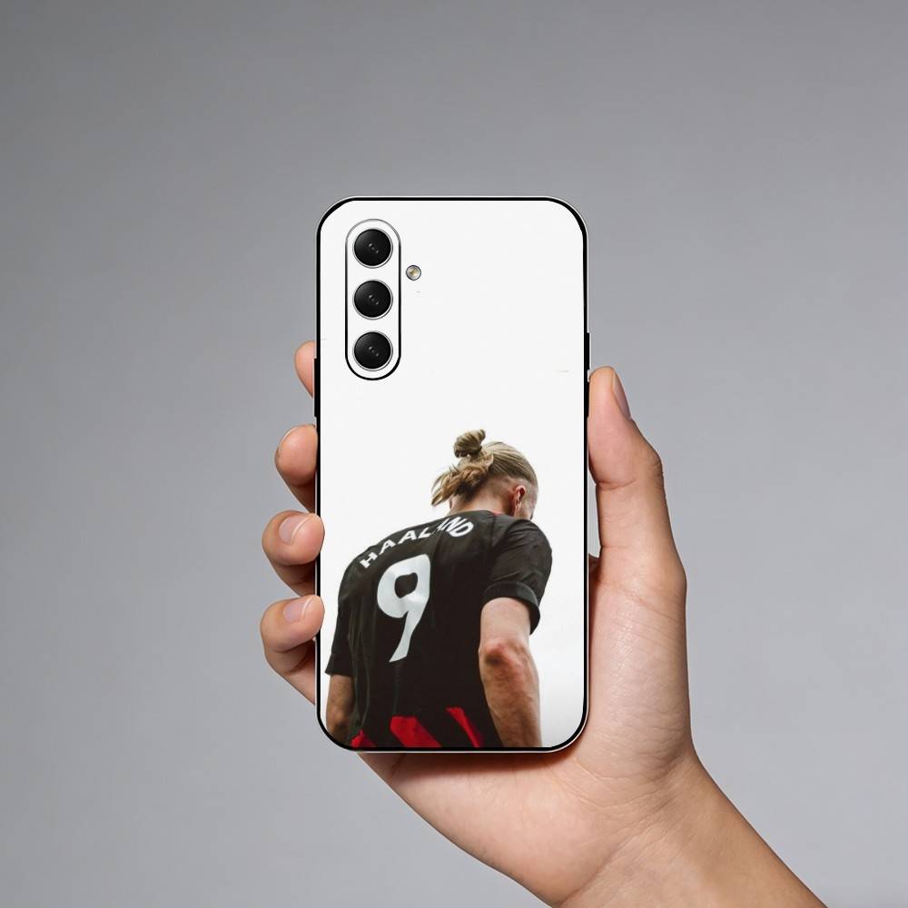 Football E-Erling H-Haaland Phone Case For Samsung Galaxy A73,A72,A71,A70,A52,A51 Others Soft Black Cover