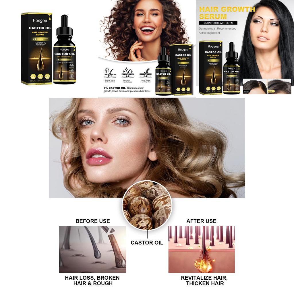Hoegoa Nourishing Hair Oil For Thick And Luscious Hair Repair And Moisture 30ml