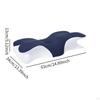 Cervical Neck Pillow Ergonomic Beds Memory Foam Gray