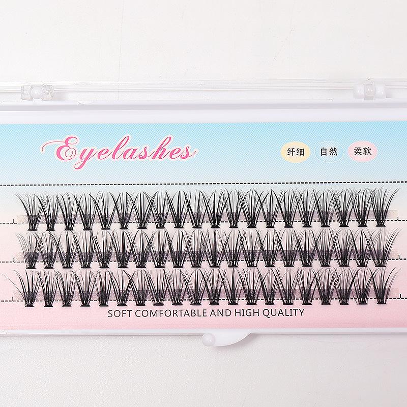 1box/60 Bundles,10D 0.1/0.07mm Thickness Individual Eyelash Extensions Eyelashes Cluster Lashes, Natural False Eyelashes Bundles