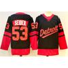 Mens Retro Ice Hockey Jersey Custom Number 71 88 Larkin DeBrincat Datsyuk Cotton Blend Practice Uniform