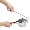 Stainless Steel Potato Ricer Heavy Duty Potato Masher Manual Saving Press and Mash Household Kitchen Tool for Vegetables