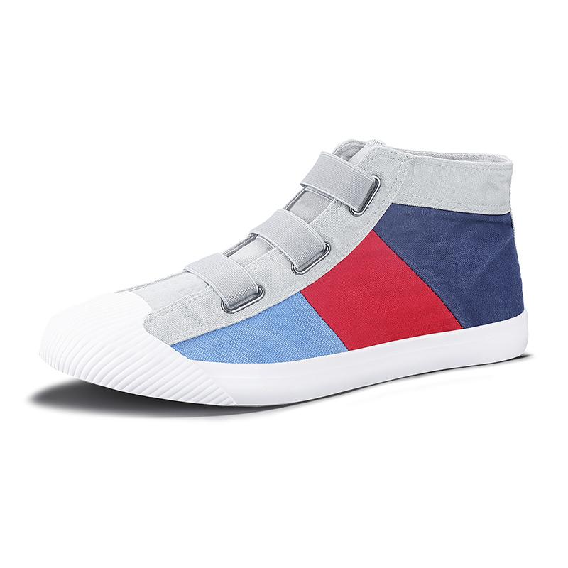 

Holfredterse 7 цветов мужские повседневные плоские парусиновые туфли с эластичной резинкой без застежек дышащие ботильоны весна осень легкие 9815 41