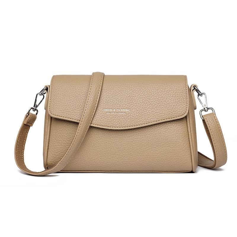 Fashion Women's Messenger Bag, New Mobile Phone Small Square Bag, Mother Bag, Simple Atmosphere Commuter Shoulder Bag