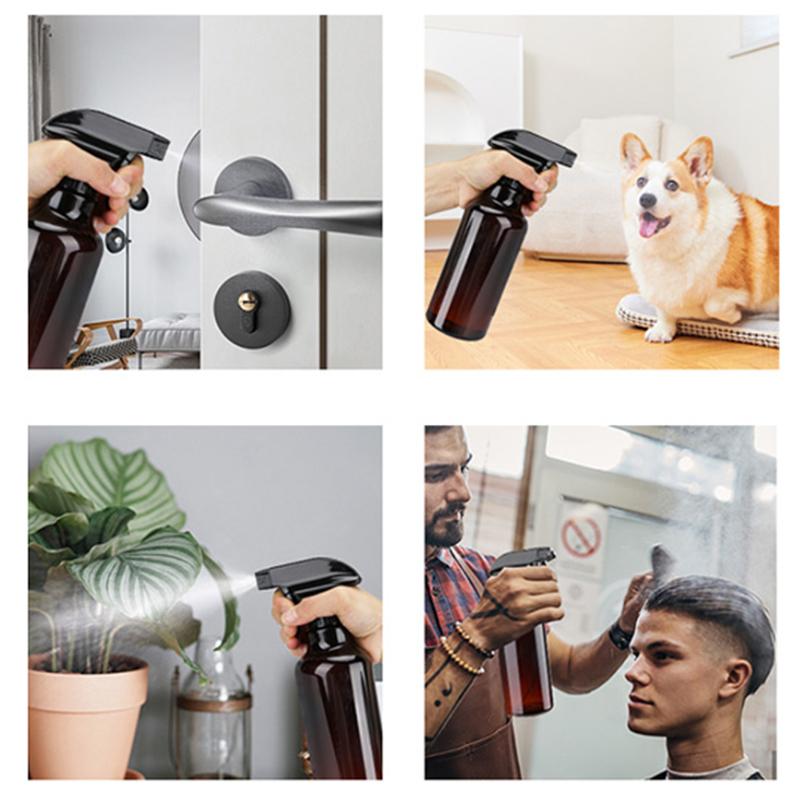 2pcs Refillable Spray Bottle Salon Haircut Mist Plant Flower Watering Manual Spray Pot Bottle Stylist Hairdressing Tool Garden Tool