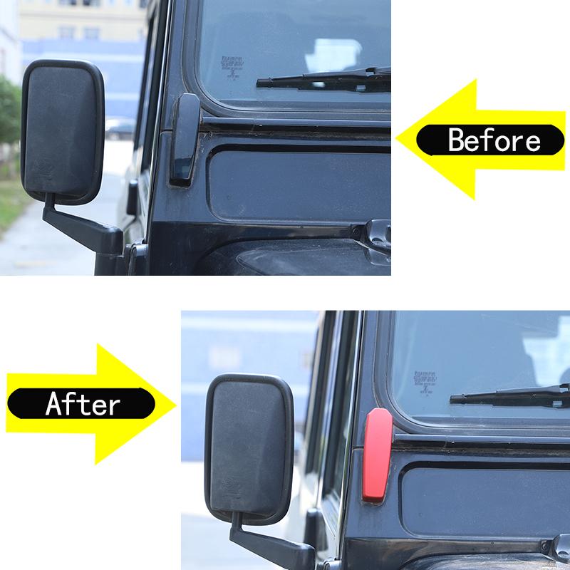 Aluminum Car Covers For Windscreen-Bulkhead Support Bracket For Land Rover Defender 2004-2018 Windscreen Bulkhead Bracket Cover