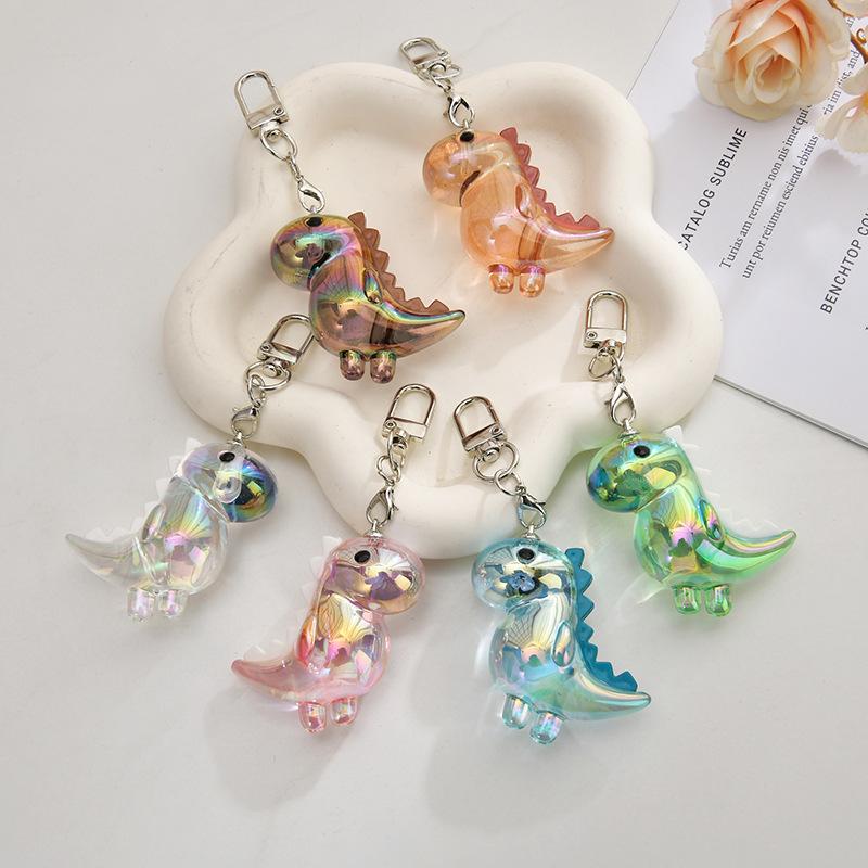 NEW Cute Acrylic Dinosaur Keychain, Paired With Sturdy Buckle, Daily Casual Backpack And Bag Decoration, Christmas Surprise Gift