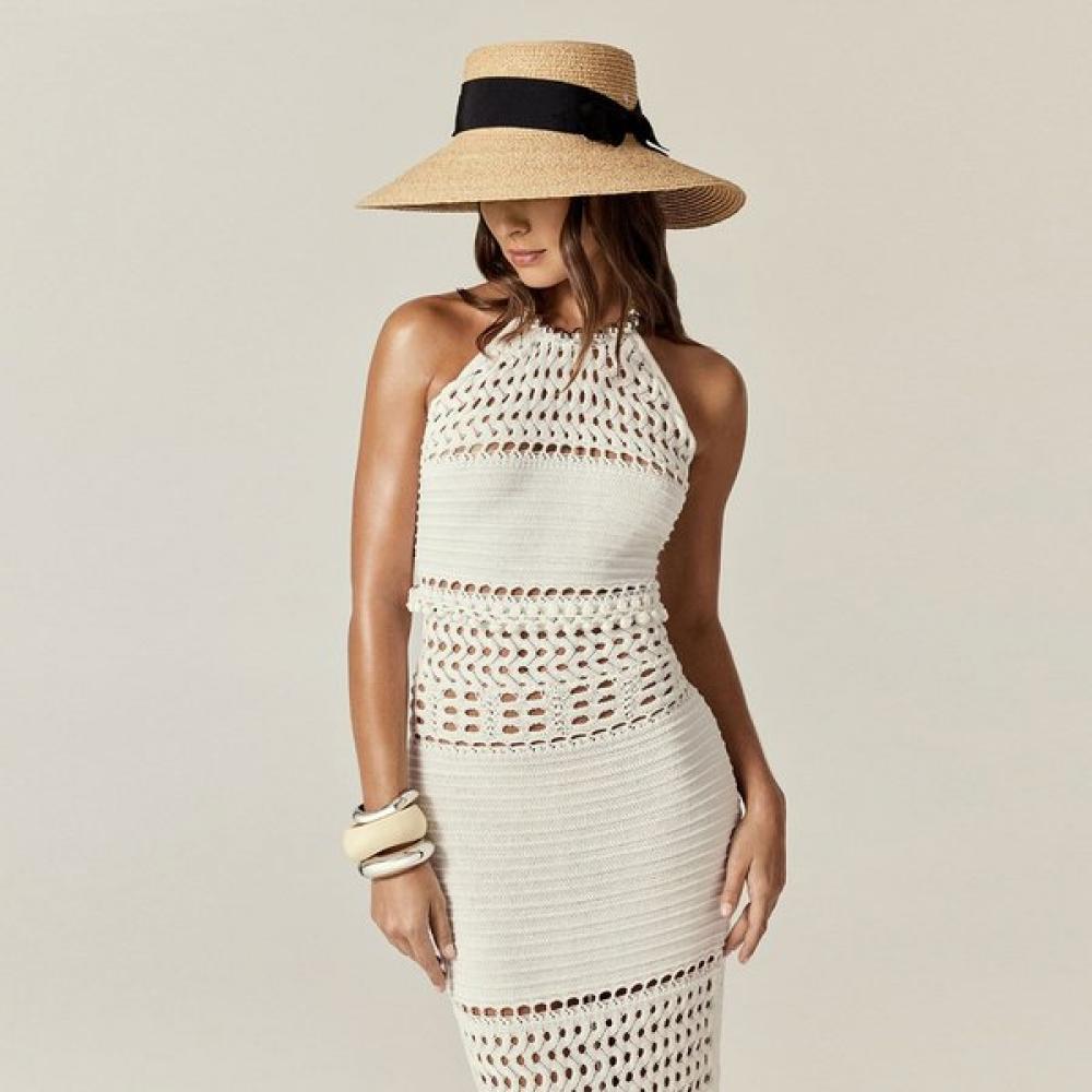 

Helen Kaminski Tilly Raffia Braid Sun Hat Hxshj111250 Nougata/cream/OS