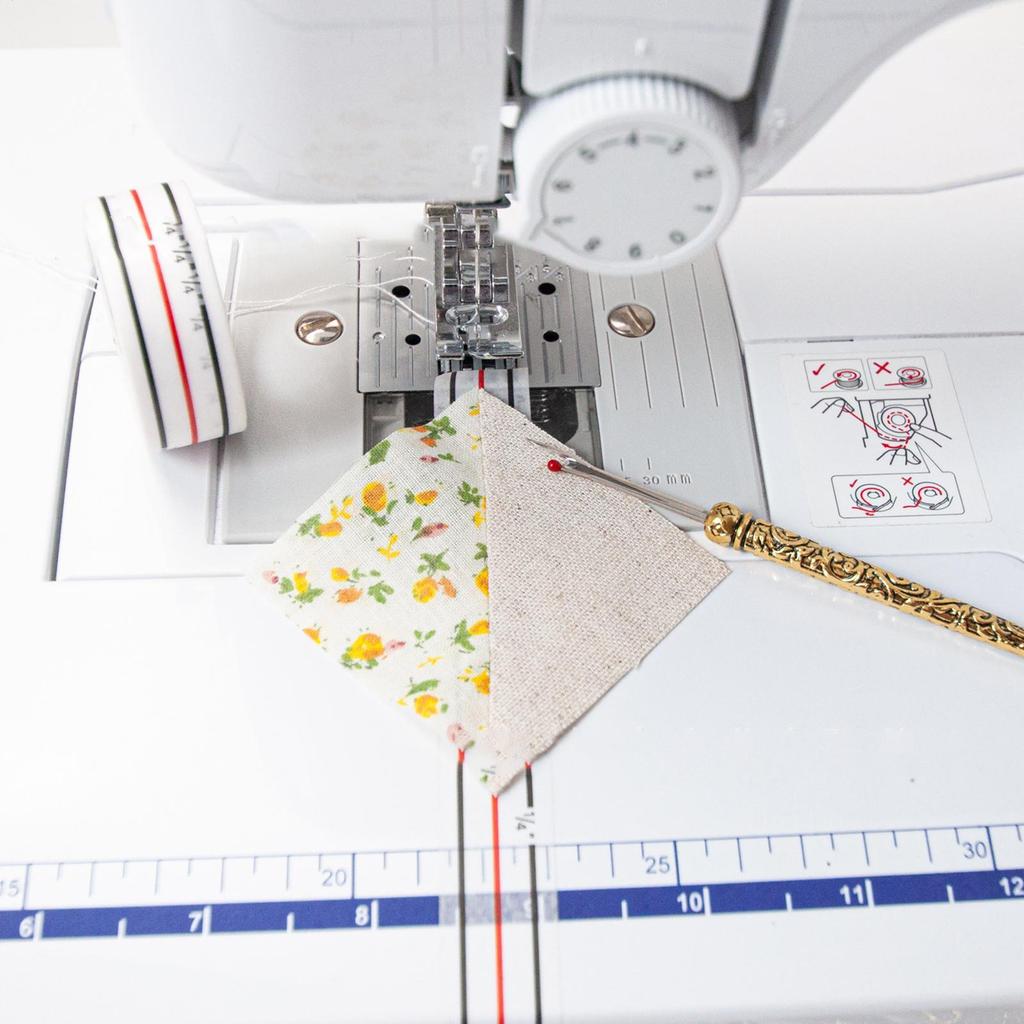 Sewing Basting Tape Straight Diagonal Seams Tapes Instruction Tool For Patchworks Sewing And Diagonal Seam Positioning