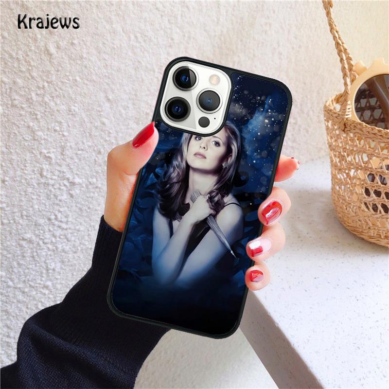 Buffy The Vampire Slayer Soft Phone Case For iPhone 16 15 SE2020 14 Max 7 8 Plus 11 12 13 Pro Max Mini Phone Cover Fundas