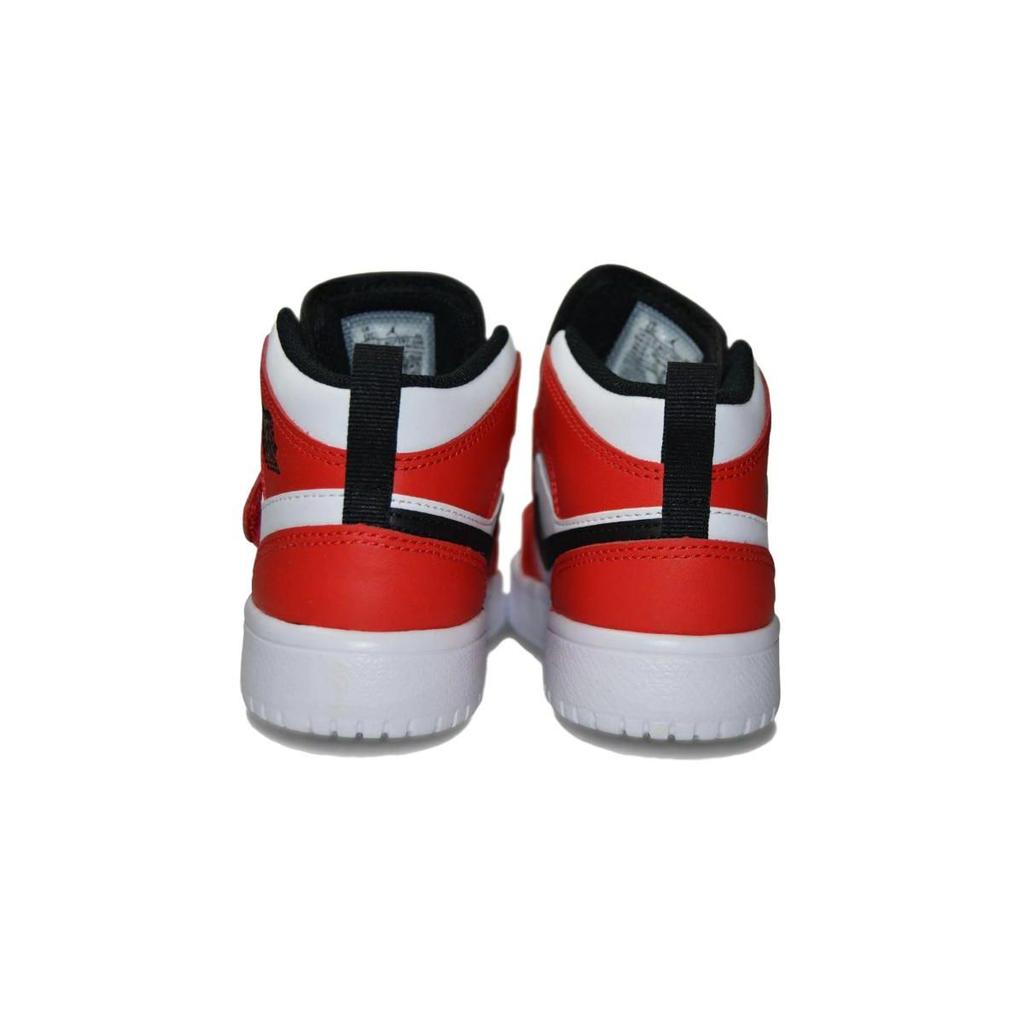 Jordan 1 Mid Bambini Piccoli Bianco Rosso BQ7197-106